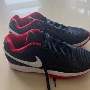 Nike Ja Morant JA1 Men's Dark Blue ,Red Sneakers and White USAB